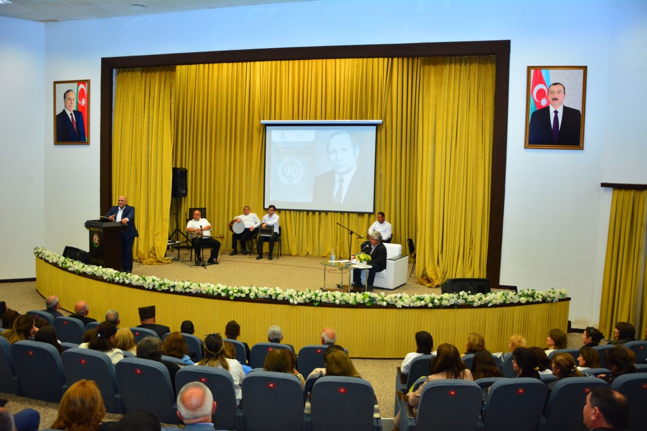 Ağstafada şair Həmid Abbasın 90 illik yubileyi qeyd olundu - FOTOLAR